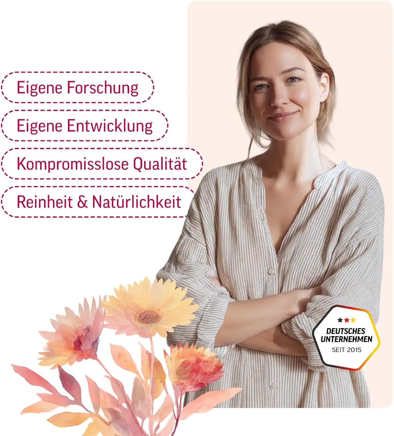 Magnesium Komplex mit B6 & Zink – edubily nutrition Women's Multi Plus - Multivitamin & Mineral Drink for Women - With Calcium, Magnesium, Zinc, Vitamin D & B Vitamins, Creatine, Q10 & Collagen - Sugar Free - 360 g (Passion Fruit) – Bild 7