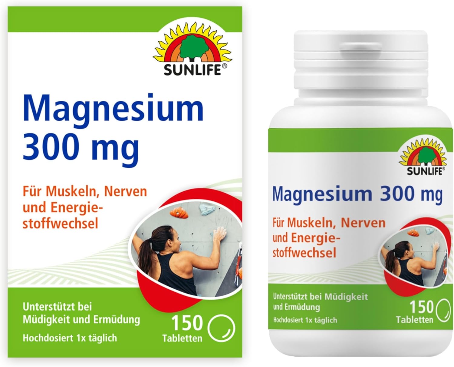 Magnesium 250 mg – Sunlife Magnesium Tablets 300 mg 150 Tablets – Bild 9