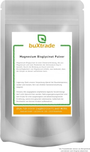Magnesium 400 mg – 1 kg Magnesium Bisglycinate Powder Dietary Supplement Powder Magnesium Buxtrade