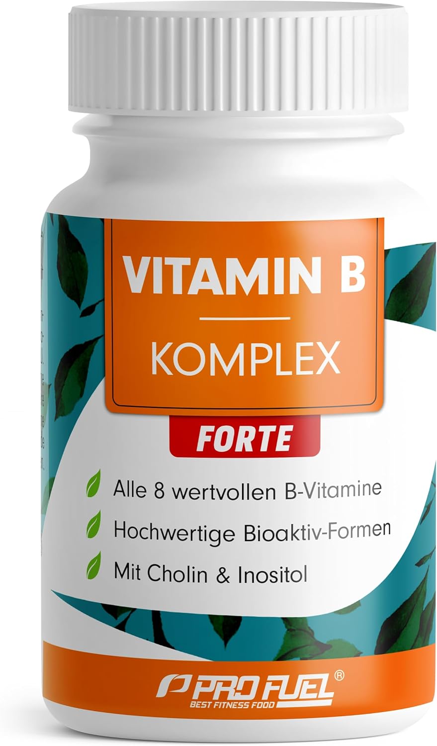 Magnesium Komplex mit B6 & Zink – Vitamin B Complex High Dose - 180 Tablets - All 8 B Vitamins (B1, B2, B3, B5, B6, B7, B9, B12) with Active Forms such as Quatrefolic®, Co-Factors Choline and Myo-Inositol, Laboratory Tested, Vegan