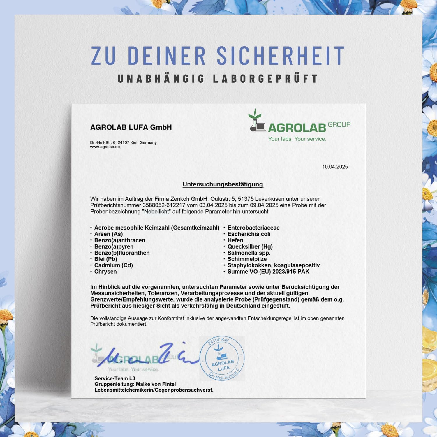 Magnesium Komplex mit B6 & Zink – NATURTREU® Fog Light - Motherwort Complex High Dose 1260 mg per Day - Complex with Ginger, Magnesium, Coenzyme Q10 & Vitamin B2 - Natural and Vegan – Bild 7