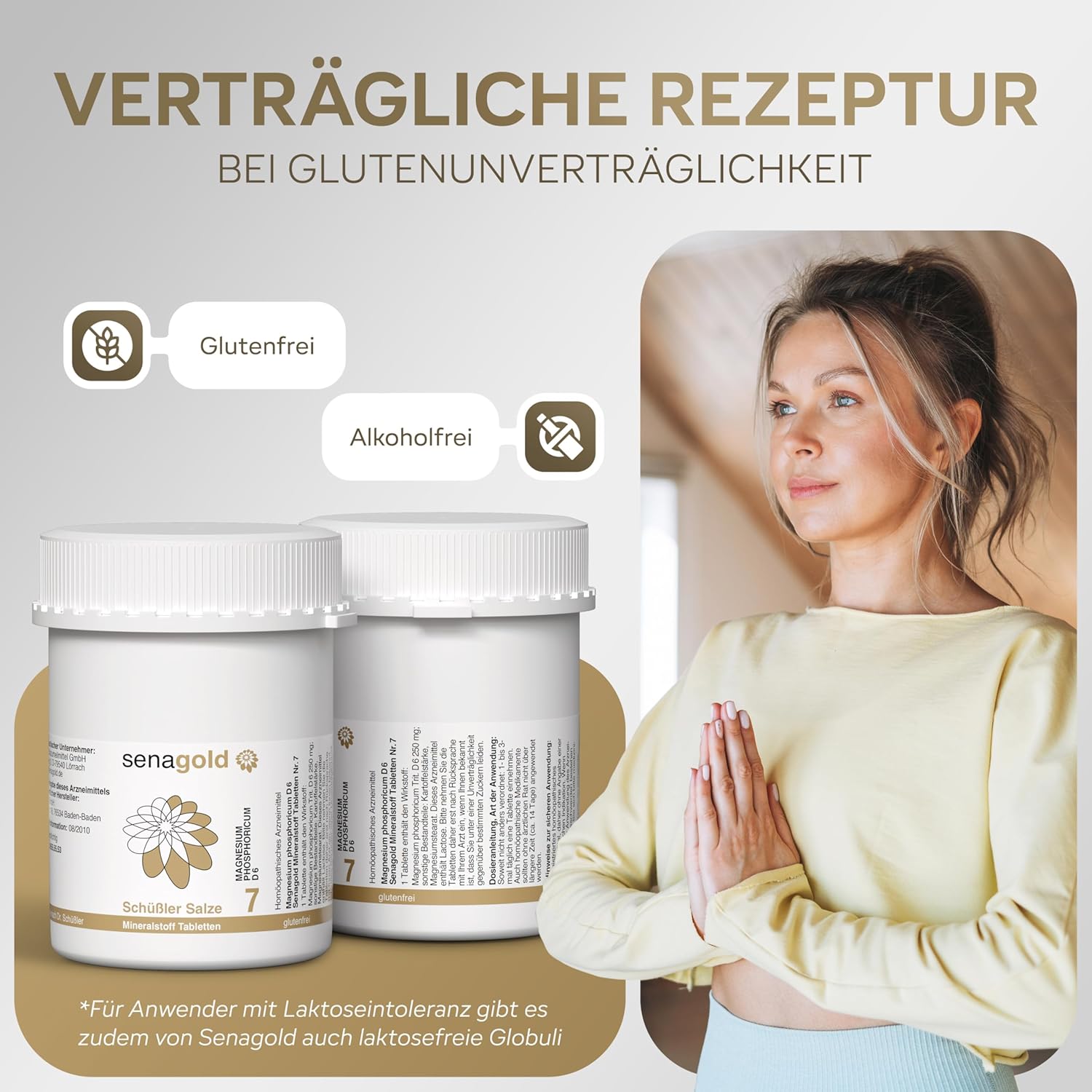 Magnesium 250 mg – Schuessler Salt No. 7 Magnesium Phosphoricum D6 1000 Tablets gluten free – Bild 6