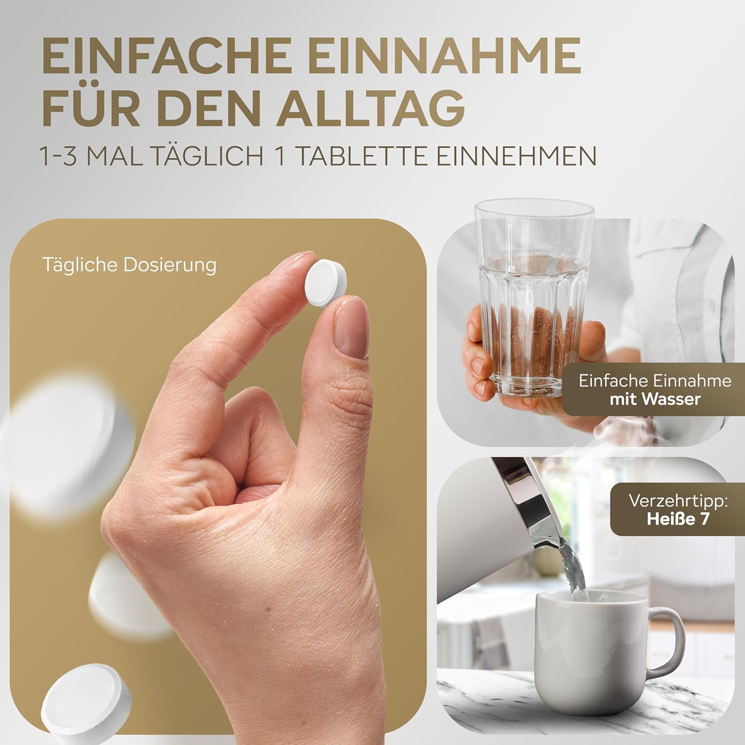 Magnesium 250 mg – Schuessler Salt No. 7 Magnesium Phosphoricum D6 1000 Tablets gluten free – Bild 5