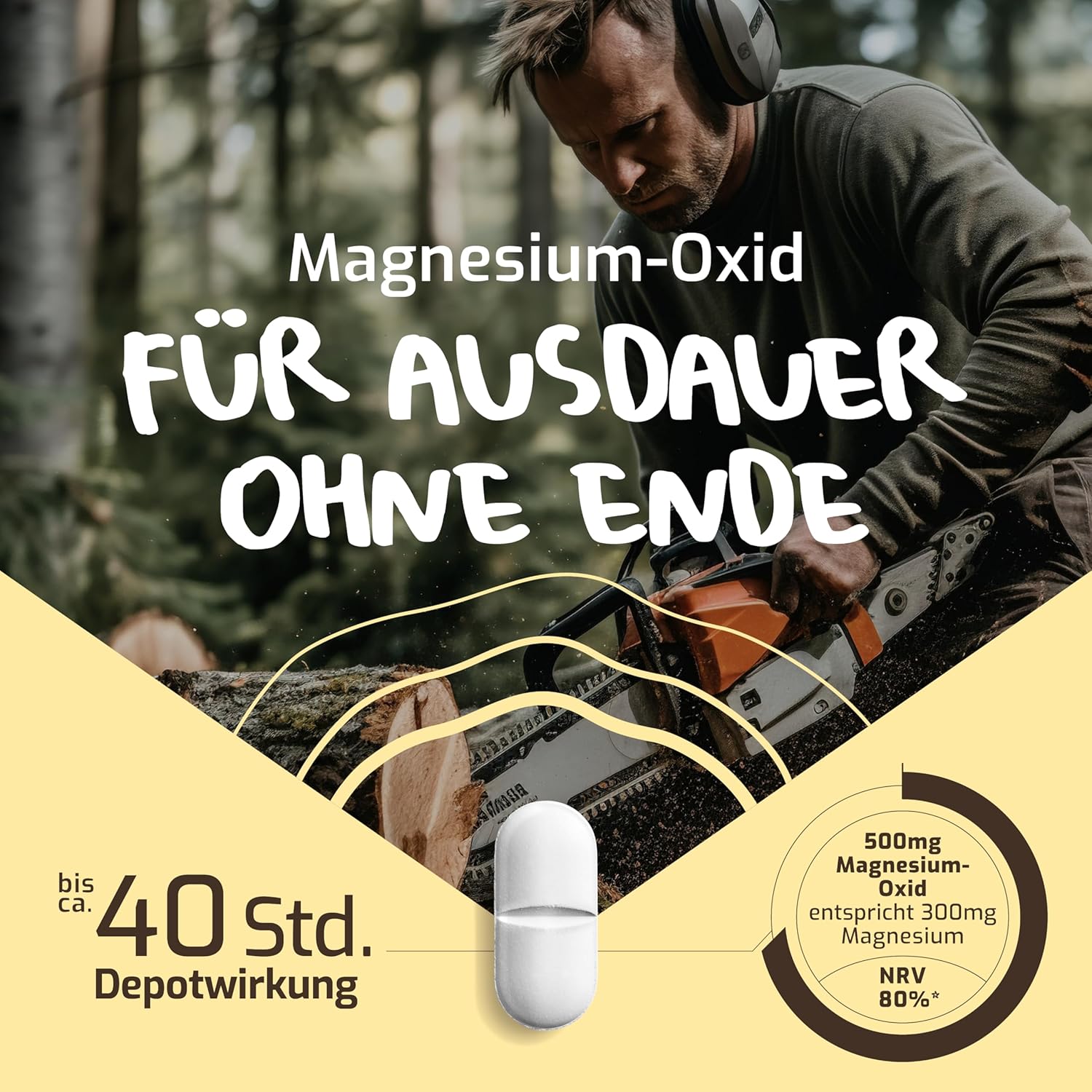 Magnesium Komplex mit B6 & Zink – Vcut Magnesium Complex Tablets - Made of 3 Quality Compounds - Bisglycinate, Carbonate, Oxide - 400 mg Elementary Magnesium - Vegan - High Dose - Laboratory Tested - Made in Germany – Bild 4