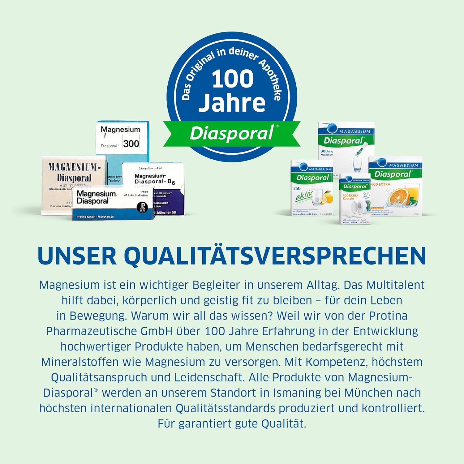 Magnesium 250 mg – Magnesium Diasporal 250 aktiv Brausetabletten, 20 pcs – Bild 7