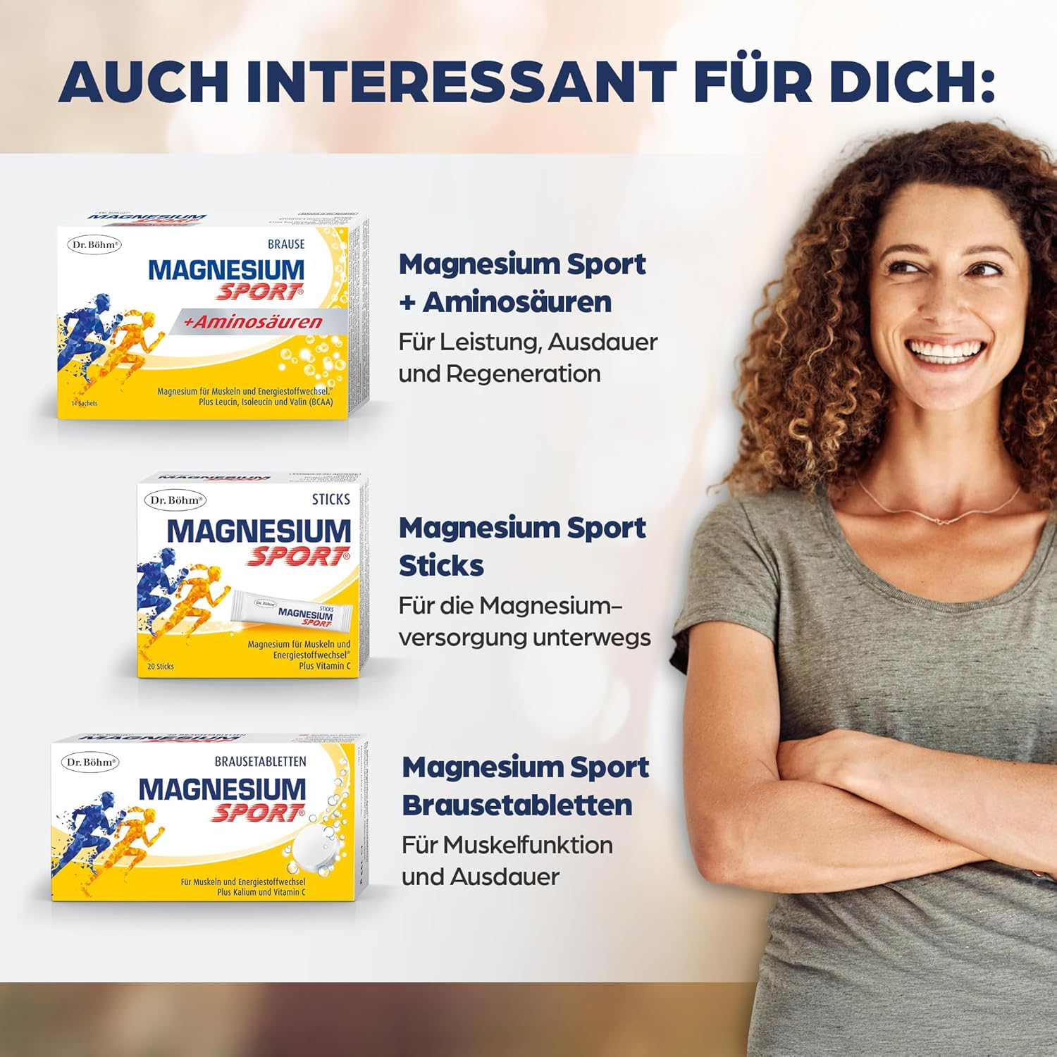 Magnesium 600 mg – Dr. Böhm Magnesium Sport Tablets: For Muscles and Energy Metabolism, with Magnesium, Potassium and Vitamin C, Ideal for Athletes, Pack of 60 – Bild 7