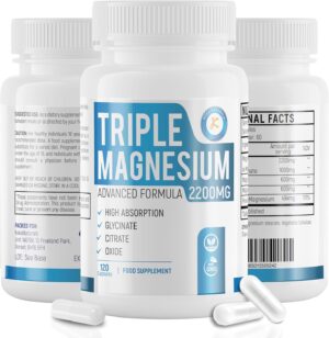 Magnesium 600 mg – Magnesium Complex with Glycinate, Citrate & Oxide, 494 mg, Elemental Magnesium, Sleep & Relaxation, Highly Bioavailable, Vegan, Gluten Free, 60 Capsules, No Additives