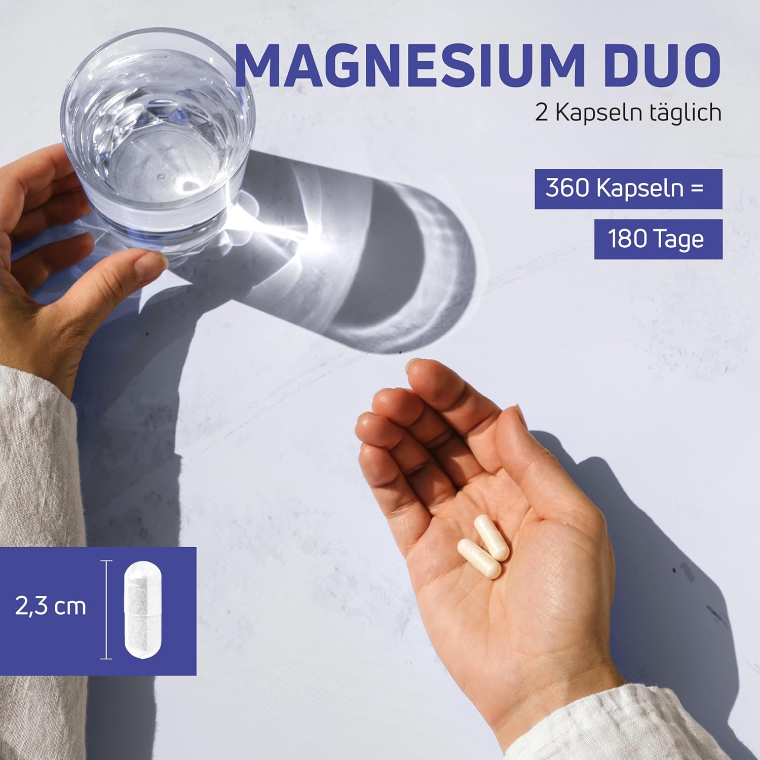 Magnesium Komplex mit B6 & Zink – NEOSUPPS Magnesium Duo Capsules I High Dose Dietary Supplement I Optimal Bioavailability I Muscle Contraction & Energy Metabolism I Vegan – Bild 7