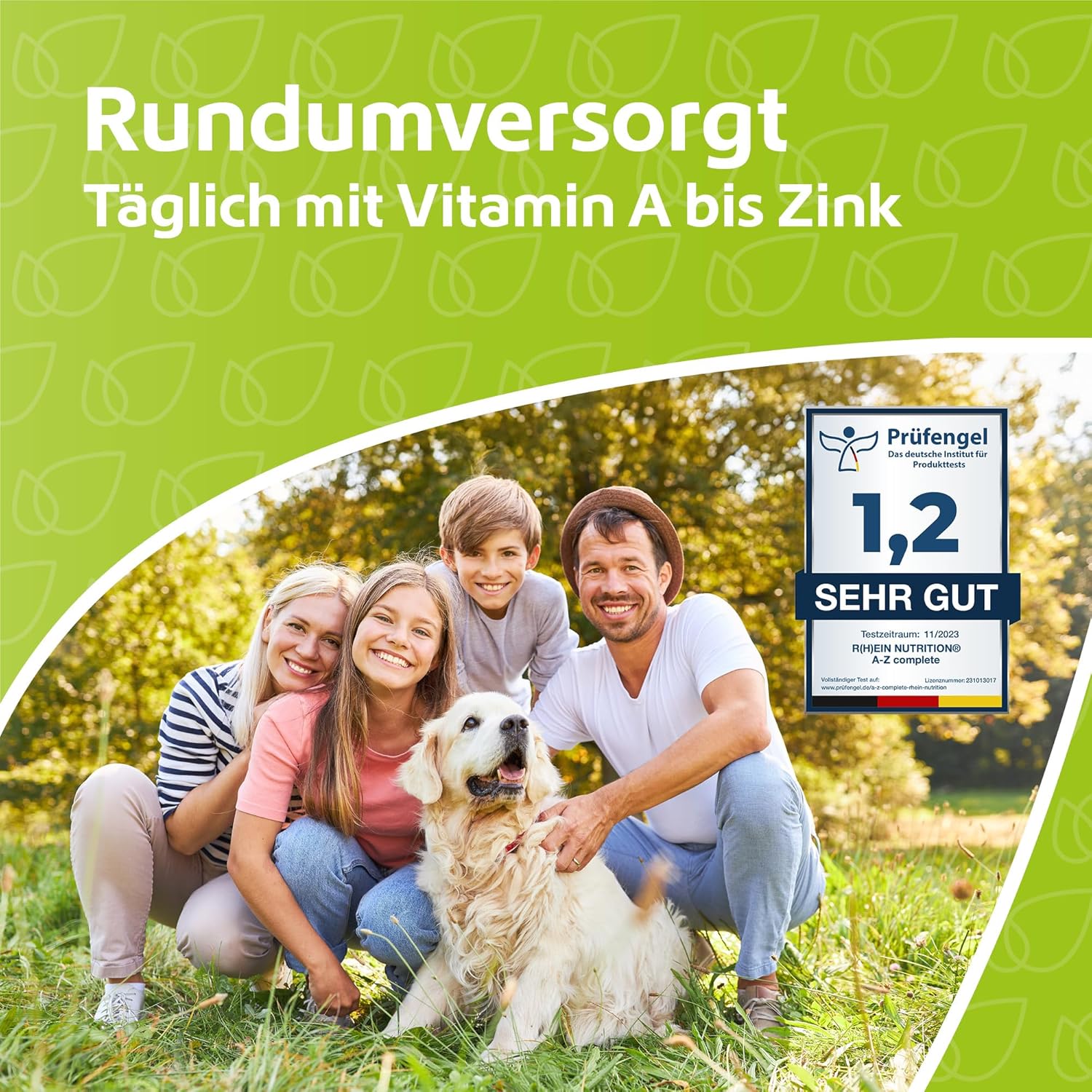 Magnesium Komplex mit B6 & Zink – A-Z Complete - Multivitamin Capsules High Dose - Minerals - 120 Capsules - Zinc Vitamin B Complex Magnesium - Vegan Without Additives - Made in Germany - Rhein Nutrition – Bild 2