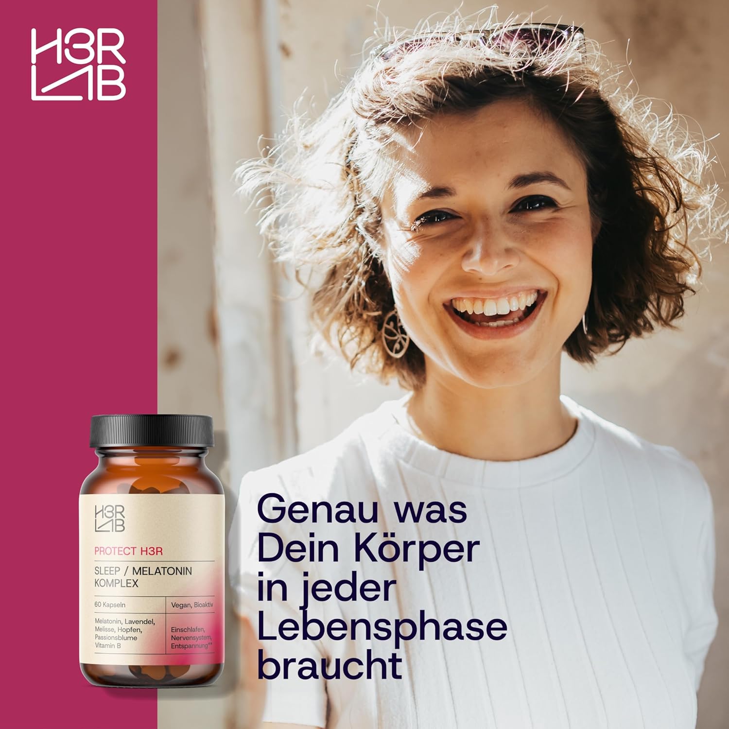 Magnesium Komplex mit B6 & Zink – Cycle Balance Dietary Supplement for Women with Women's Coat, Black Cohosh, Ginkgo, B Vitamins, Iron & Magnesium, Vegetable Formula, Vegan, 60 Capsules – Bild 6
