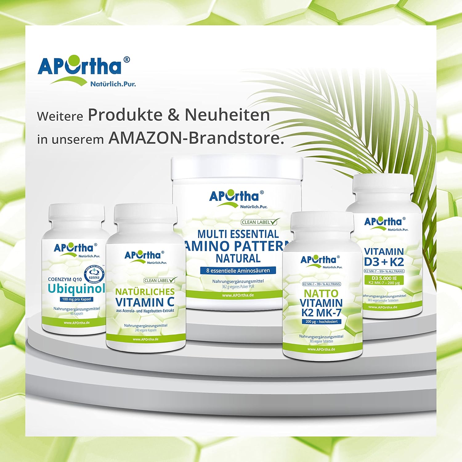 Magnesium Komplex mit B6 & Zink – APOrtha® Magnesium Complex 120 Vegan Capsules with 12 Magnesium Compounds, Including Magnesium Oxide, Marine Magnesium Oxide, Magnesium Bisglycinate and Magnesium Citrate, Vegan without Additives – Bild 9