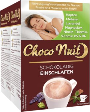 Schlaf-Magnesium mit Melatonin – Natürlich einschlafen & durchschlafen – Sleep Aid to drink (Pack of 10)