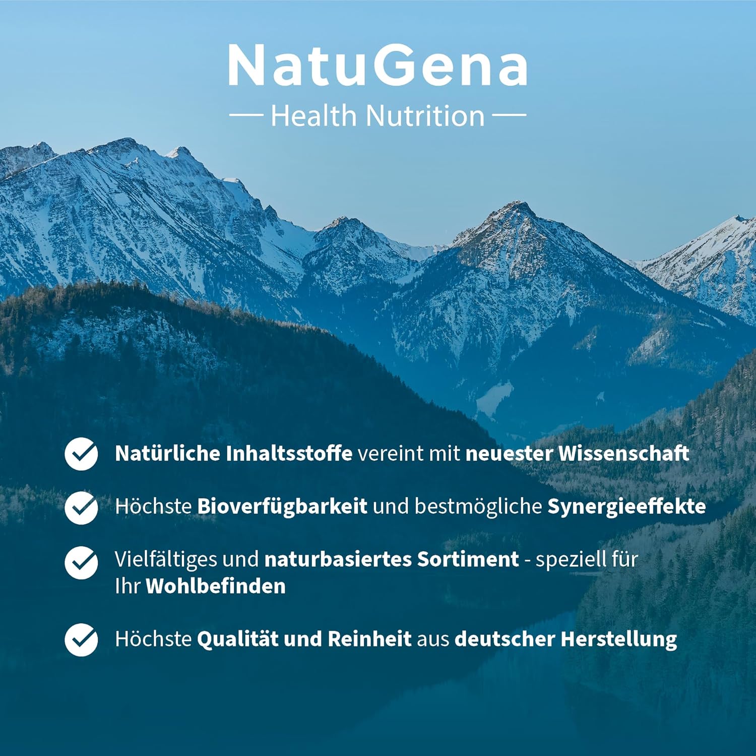 Magnesium Komplex mit B6 & Zink – NatuGena Magnesia 7+1, Magnesium Complex, 8 Different Magnesium Compounds, Electrolyte Balance, 90 Capsules (30 Day Pack) – Bild 3