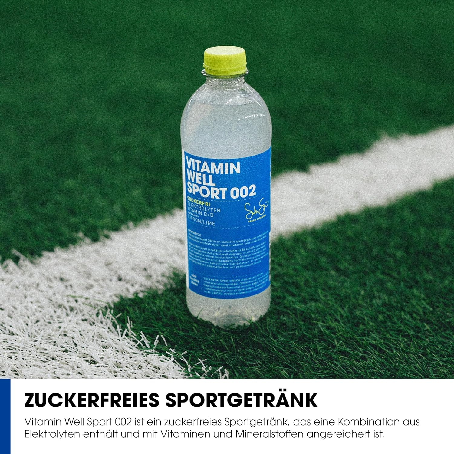 Magnesium Komplex mit B6 & Zink – Vitamin Well Sport 002 Sugar-Free Sports Drink with Electrolytes, Vitamins B & D, Magnesium, Lemon/Lime Flavour, 500 ml, Pack of 12 – Bild 4