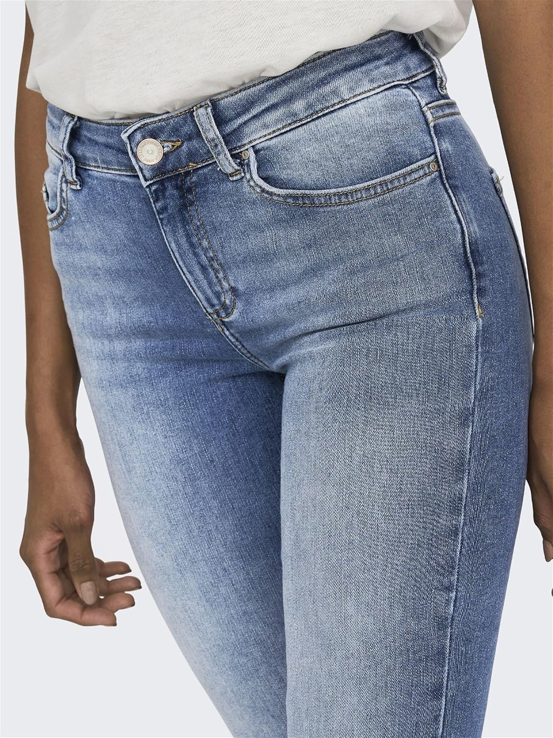 Schlaf-Magnesium mit Melatonin – Natürlich einschlafen & durchschlafen – ONLY Female Flared Fit Jeans ONLBlush Life Mid Flared Jeans – Bild 7
