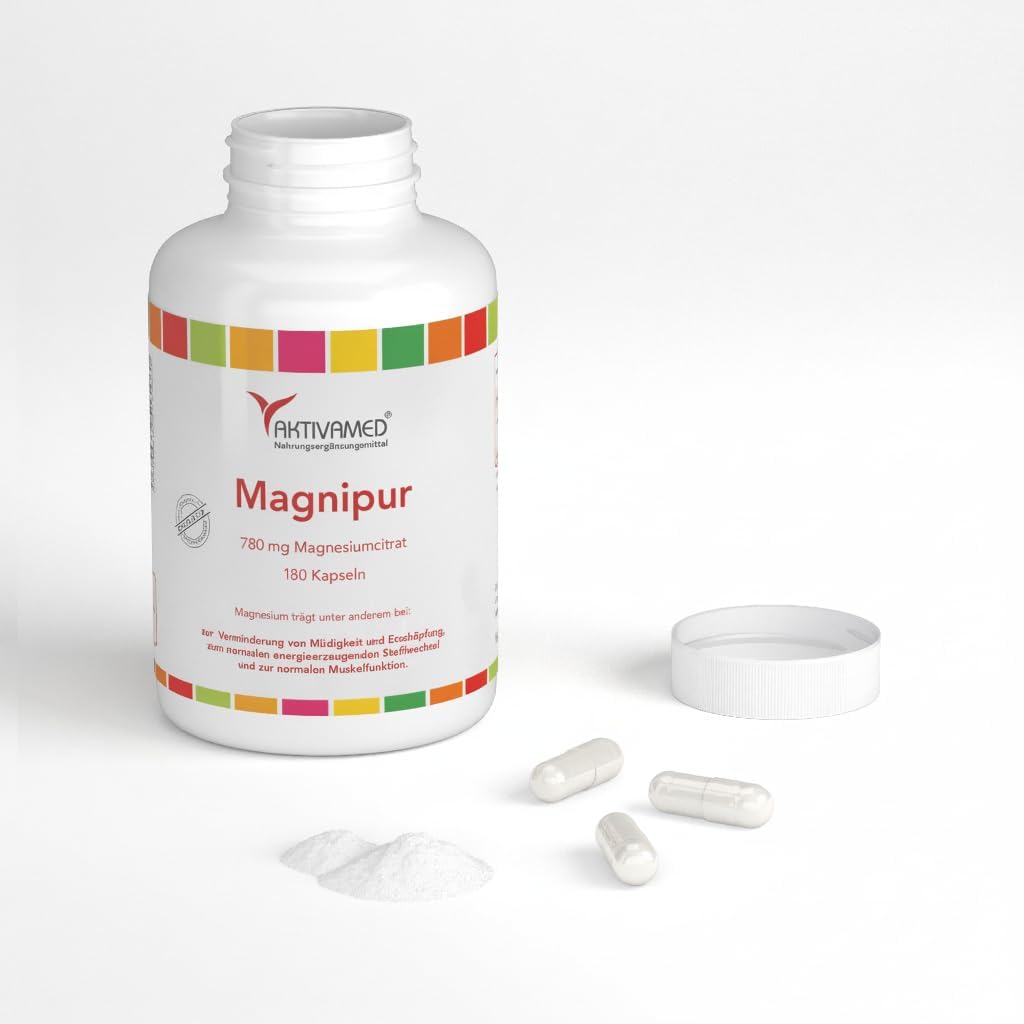 Magnesium 400 mg – Magnesium Citrate (750 mg per Capsule) Hochdosiert 250 Capsules ❤ Long for a limited time. £ instead of 34,90 ❤, Compare The Amount G. Made in Germany, No Additional stoffe. by Aktivamed – Bild 2