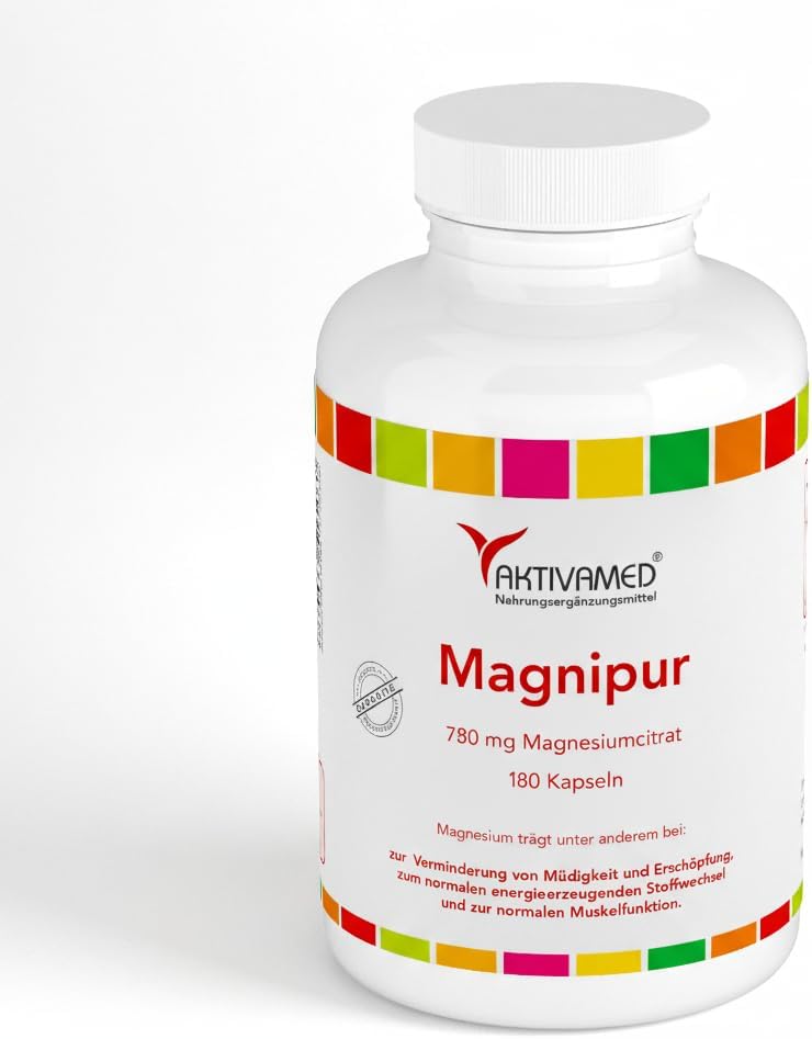 Magnesium 400 mg – Magnesium Citrate (750 mg per Capsule) Hochdosiert 250 Capsules ❤ Long for a limited time. £ instead of 34,90 ❤, Compare The Amount G. Made in Germany, No Additional stoffe. by Aktivamed – Bild 4