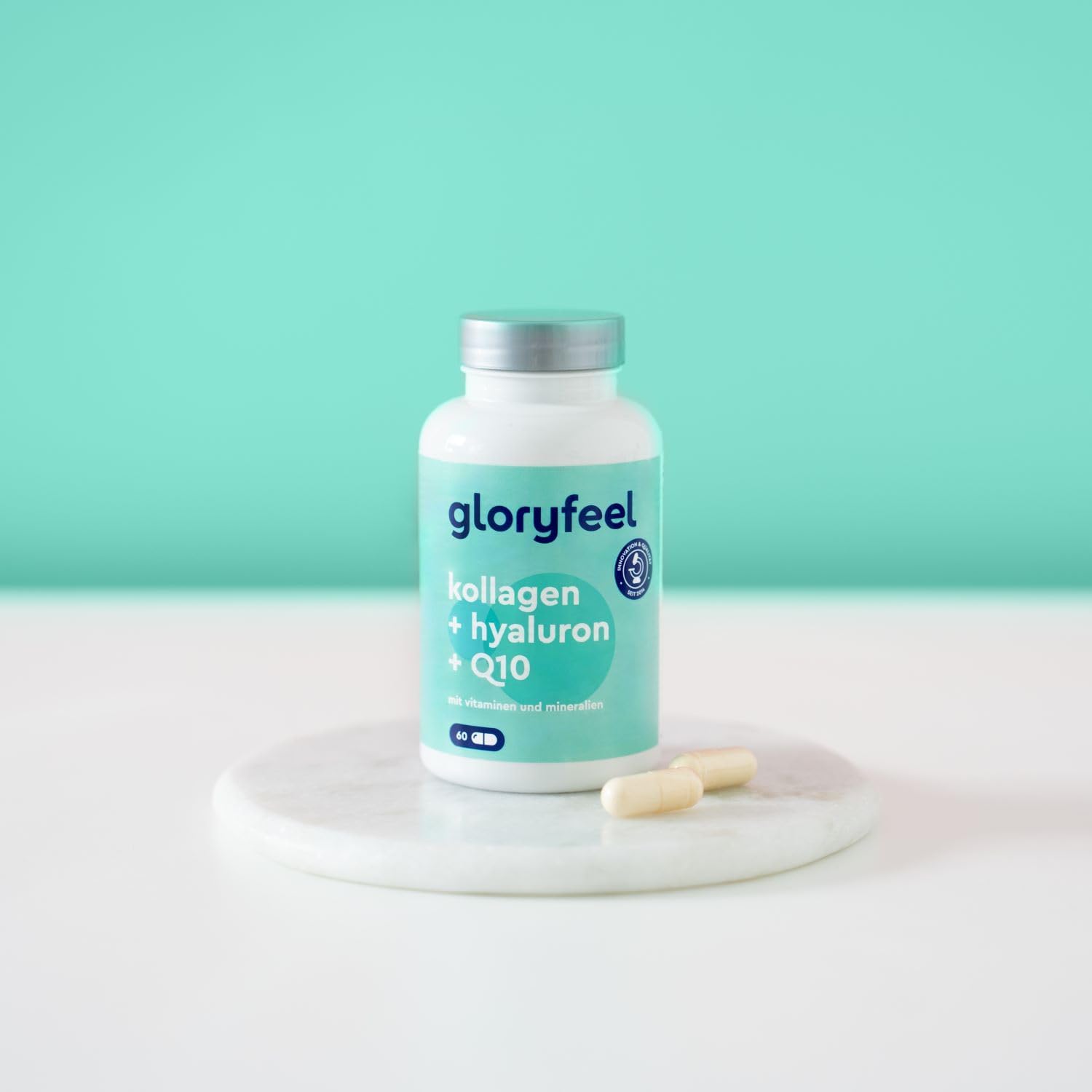 Magnesium Komplex mit B6 & Zink – Collagen, Coenzyme Q10 Hyaluronic Acid Premium: Marine Collagen, With Zinc, Magnesium, Vitamin B12, D3, A & C, 60 Capsules, Laboratory Tested, High Dose without Additives, Made in Germany – Bild 9