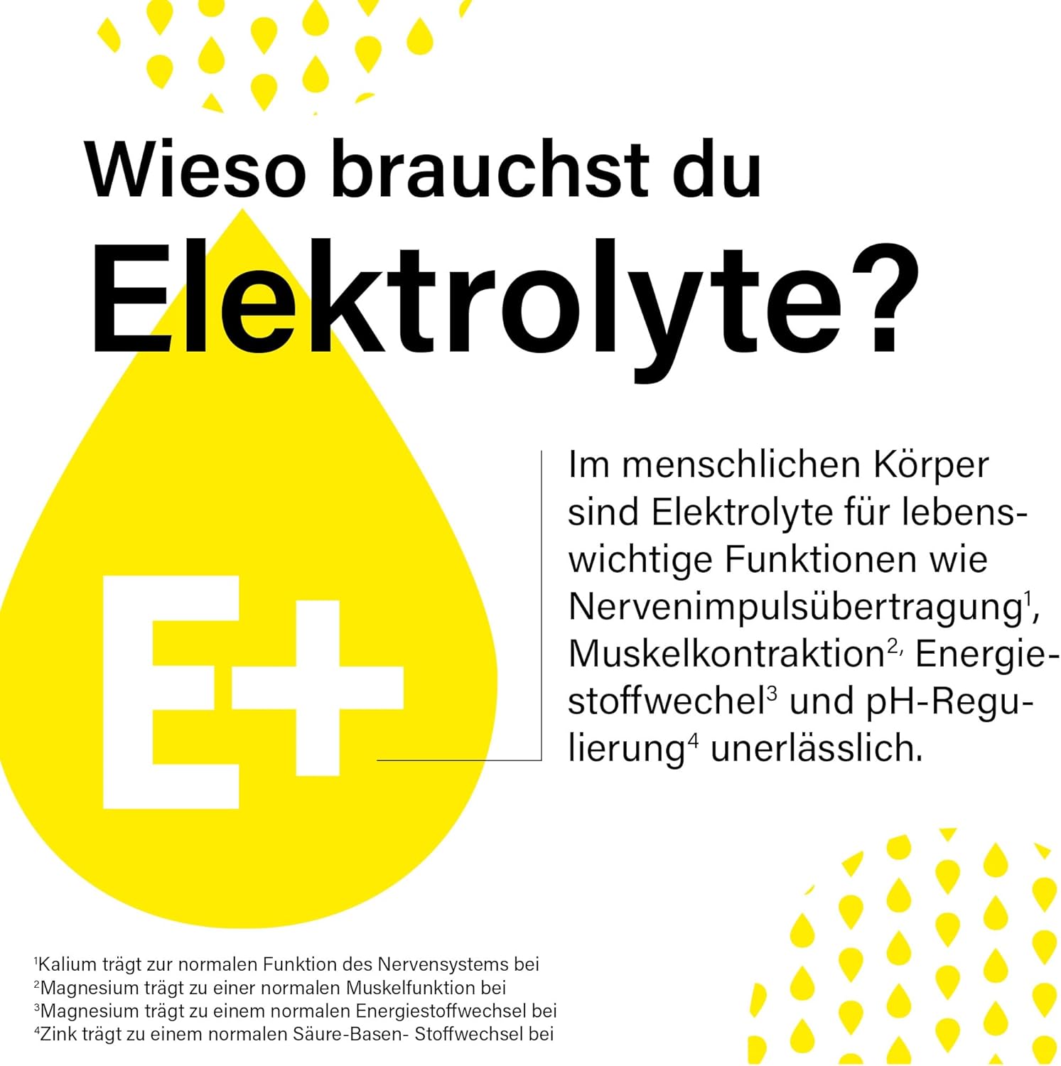 Magnesium Komplex mit B6 & Zink – ELEKTROLYTE+ | 20 Sticks | Supports Electrolyte Balance | With Magnesium, Zinc, B5, Potassium | Citrus Fruit Flavour | Vegan – Bild 3