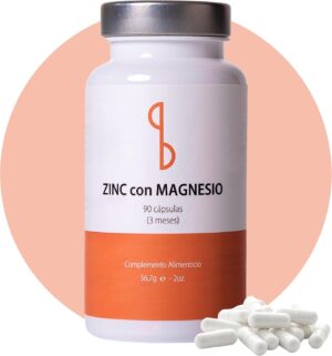 Magnesium Komplex mit B6 & Zink โ Zinc with Magnesium, Supplement | Magnesium Bisglycinate 400 mg + Zinc 25 mg | To Promote Fall Asleep and Support Strong