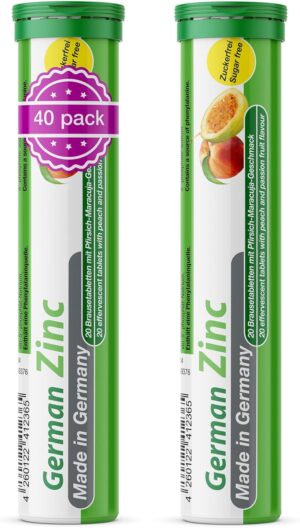 Magnesium Komplex mit B6 & Zink – German Effervescent Tablets Complete Assortment