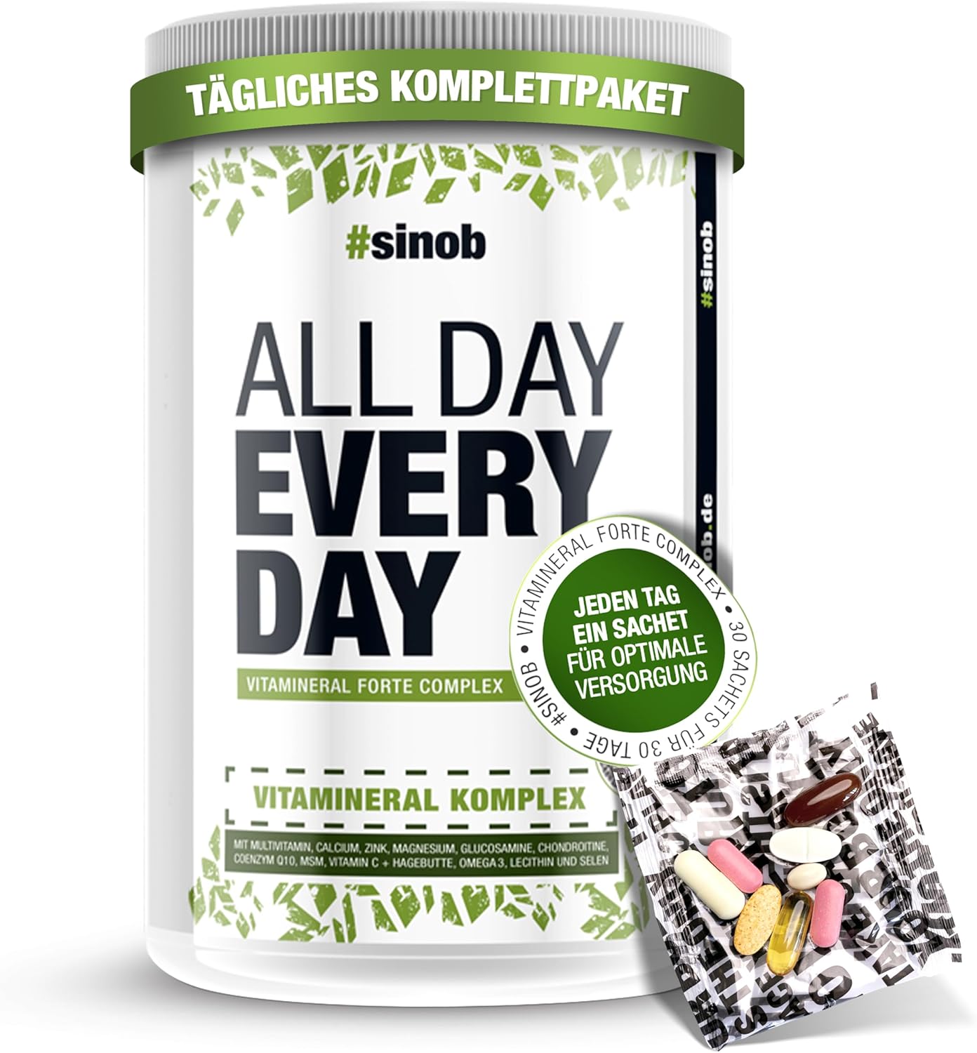 Magnesium Komplex mit B6 & Zink – Blackline 2.0 # Sinobpharma, , ,