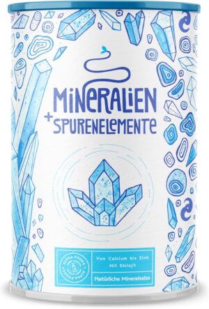 Magnesium Komplex mit B6 & Zink โ Minerals & Trace Elements - Potassium, Calcium, Magnesium, Zinc, Iron, Boron, Selenium, Molybdenum, Manganese, Copper, Iodine, Chrome - Optimal Bioavailability - 45 Days Supply - 450 g Powder