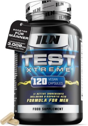 Magnesium Komplex mit B6 & Zink – Test Xtreme: Testosterone Booster – Muscle Growth & Strength (120 Tablets)