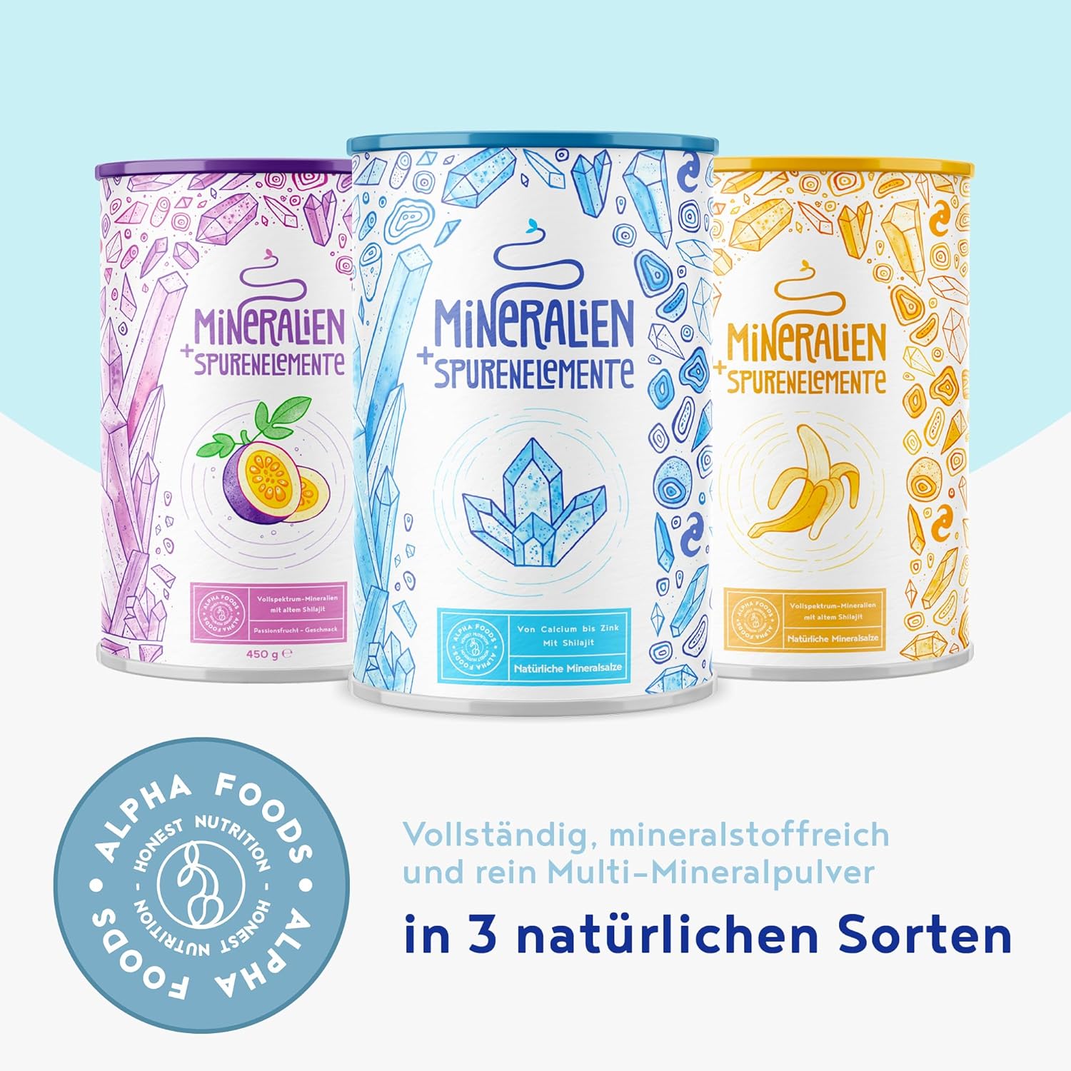 Magnesium Komplex mit B6 & Zink – Minerals & Trace Elements - Potassium, Calcium, Magnesium, Zinc, Iron, Boron, Selenium, Molybdenum, Manganese, Copper, Iodine, Chrome - Optimal Bioavailability - 45 Days Supply - 450 g Powder – Bild 10