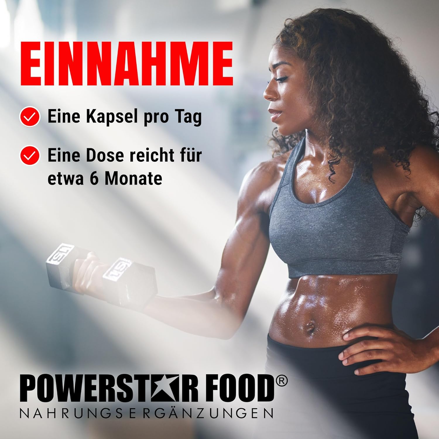 Magnesium Komplex mit B6 & Zink – Powerstar 120 ZMA Capsules High Dose 25 mg Zinc per Capsule with Magnesium & Vitamin B6 Laboratory Tested Pharmaceutical Quality Made in Germany Vegan One Tin is Enough for About 6 Months – Bild 7