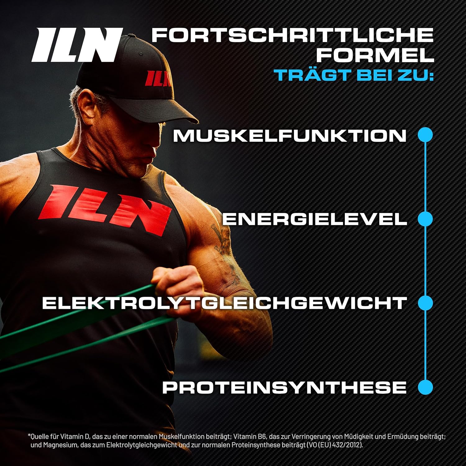 Magnesium Komplex mit B6 & Zink – Test Xtreme: Testosterone Booster – Muscle Growth & Strength (120 Tablets) – Bild 4
